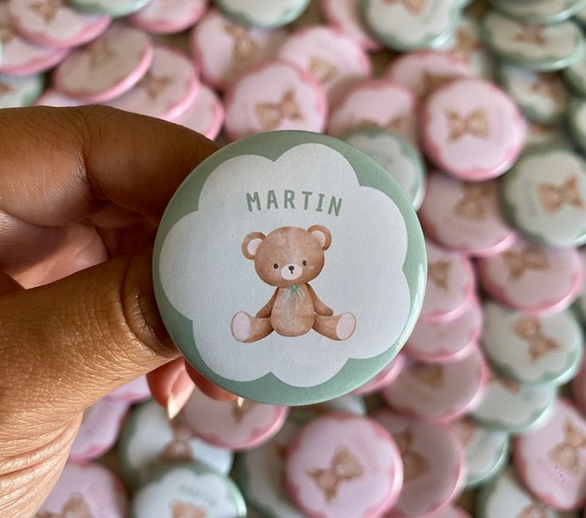 Badge personnalisé enfant Martin